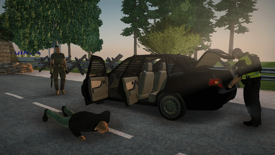 демонстрація роботи поліції